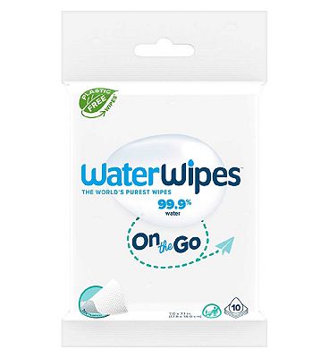 WaterWipes On The Go Wipes (10 Wipes)
