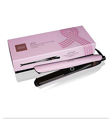 ghd Gold Charity Limited Edition Hair Straightener in Pink Sorbet