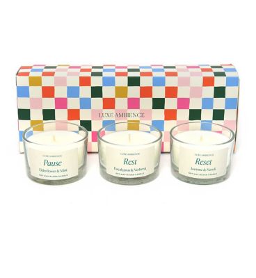 Luxe Ambience Wellness of Trio Candles 85g x3