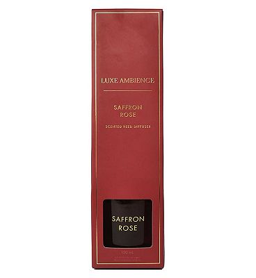 Click to view product details and reviews for Luxe Ambience Diffuser Saffron Rose 150ml.