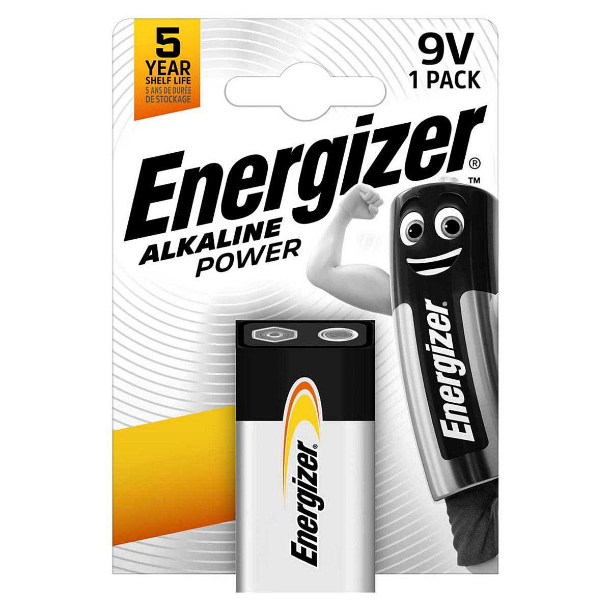 Energizer Alkaline Power 9V Battery