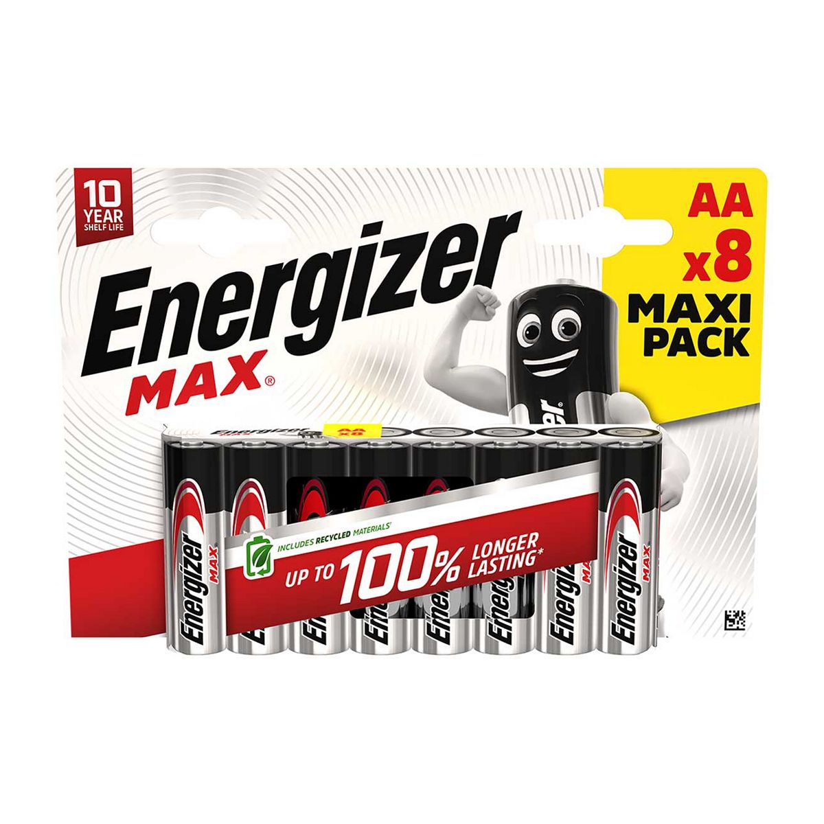 Energizer Max Alkaline Aa Batteries Pack 8S