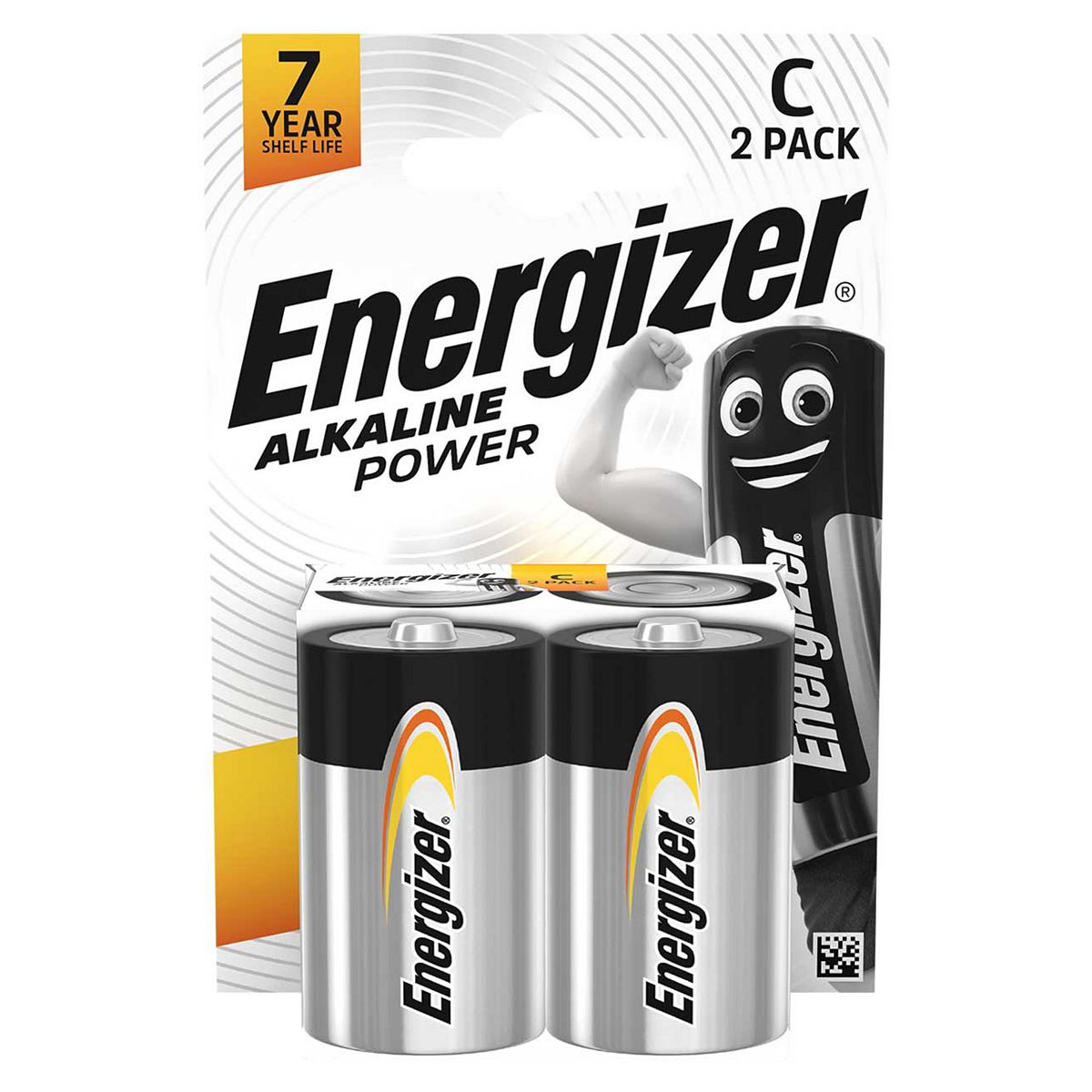 Energizer Alkaline Power C Batteries Pack 2S