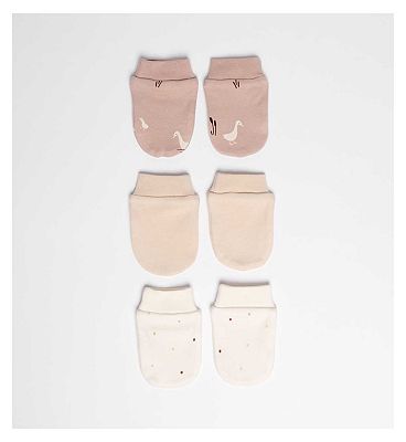 Maybe Baby 3 Pack Mitten 1 - 3 Months