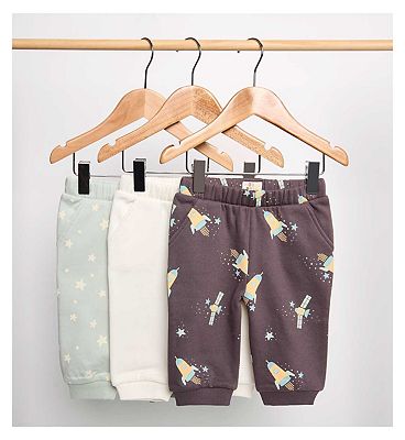 Maybe Baby 3 Pack Sweat Joggers 6 - 9 Months