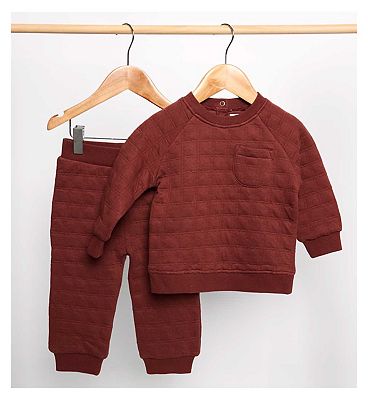 Maybe Baby Quilted Sweat and Jogger 6 - 9 Months