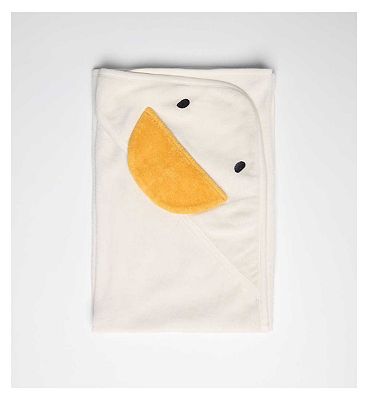 Maybe Baby Duck Hooded Towel One Size