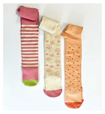 Maybe Junior 3 Pack Tights 4 - 5 Years