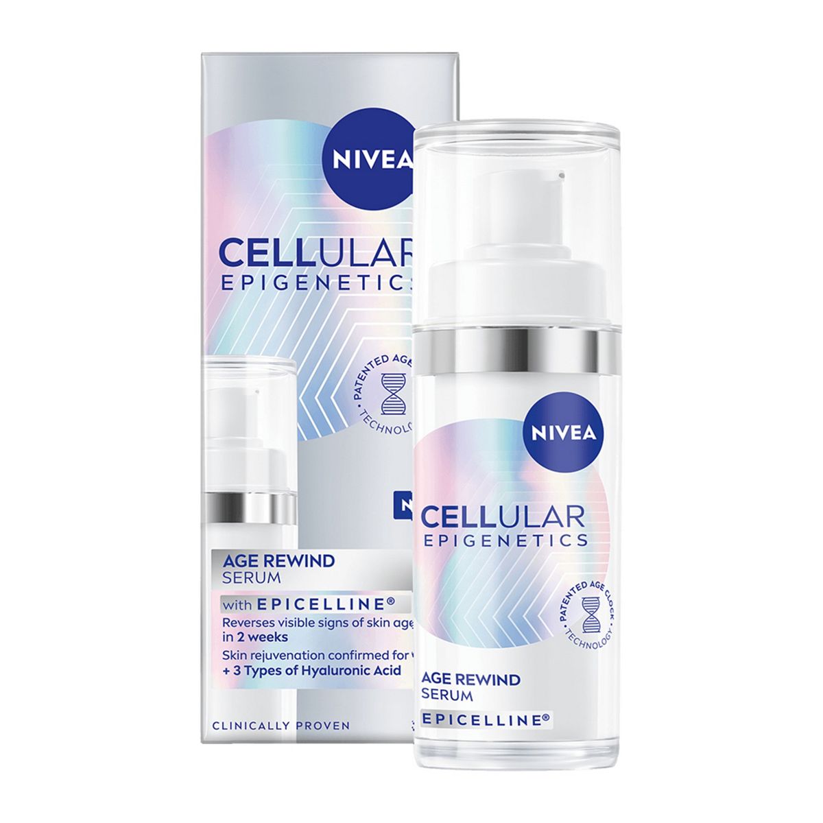 Nivea Cellular Epigenetics Age Rewind Face Serum With Epicelline, 30ml
