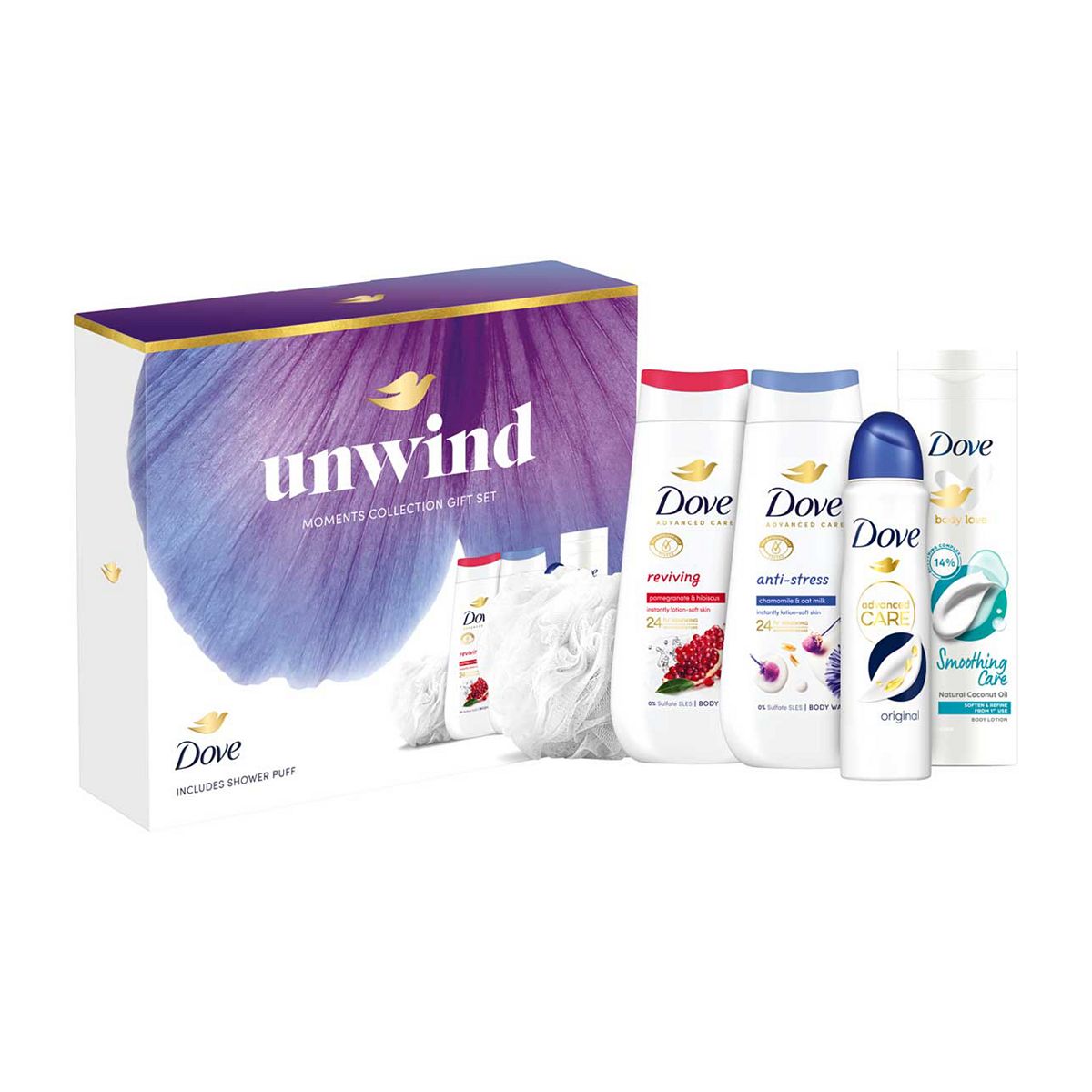 Dove Unwind Moments Collection Gift Set