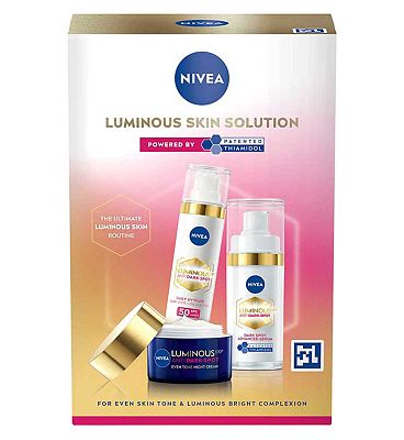 Click to view product details and reviews for Nivea Luminous Skincare Gift Set.