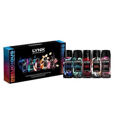 Lynx Fine Fragrance Body Spray Collection 5 Piece Gift Set