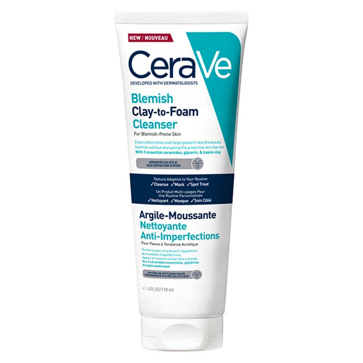 Cerave Clay To Foam Cleanser 118ml