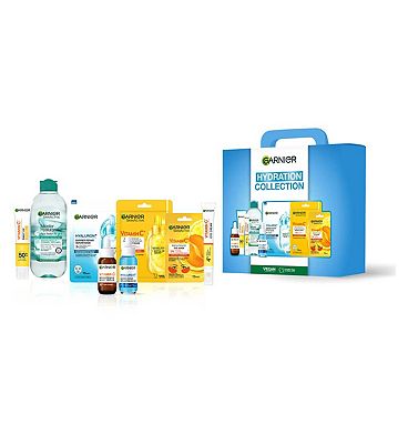 Click to view product details and reviews for Garnier Hydration Collection 8 Piece Full Size Gift Set Enriched With Vitamin C Hyaluronic Acid.