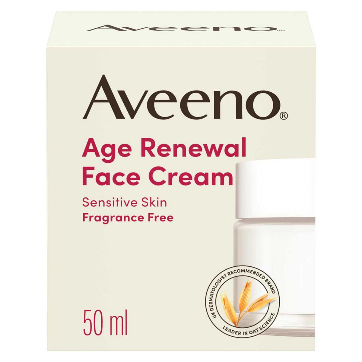 Aveeno Age Renewal Face Cream 50ml