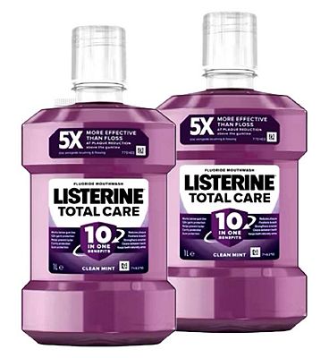 Listerine Total Care Mouthwash 1L Bundle