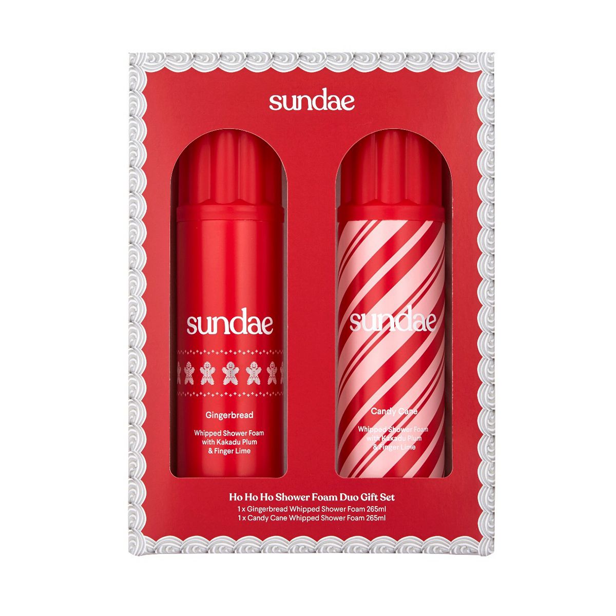 Sundae Christmas Shower Foam Gift Set