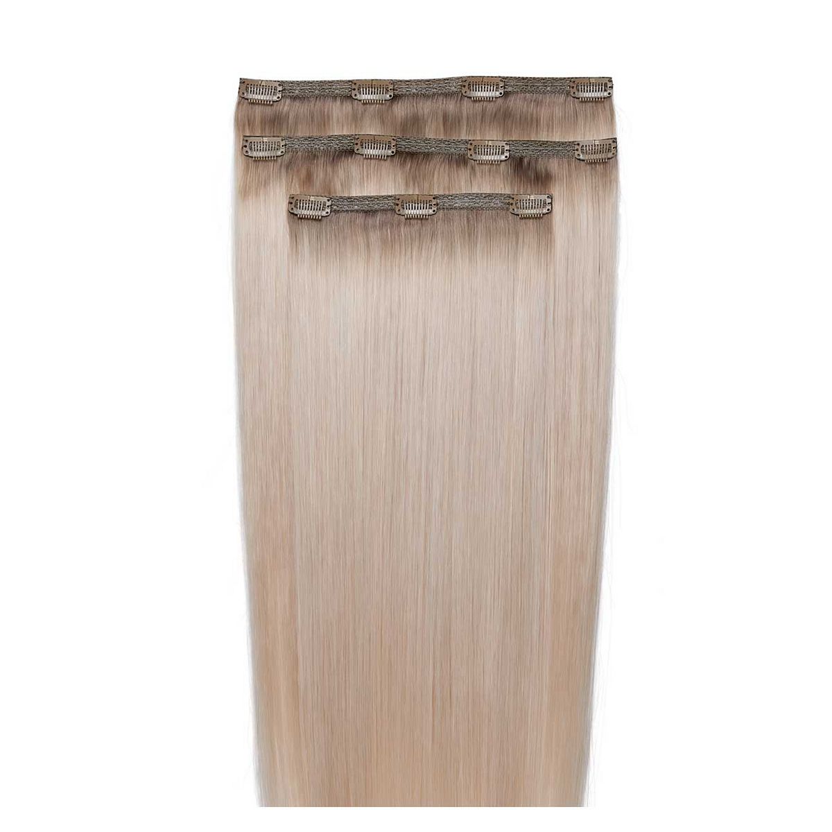Beauty Works X Molly-Mae Deluxe Clip In 16 Inch Glacier Blonde