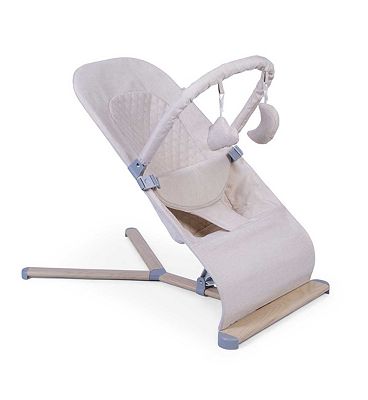 Red Kite Baya Baby Bouncer with Toy Bar - Oatmeal