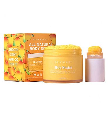 NCLA Hey Sugar Birthday Cake Lip & Body Scrub 2 pcs Set - 5ml Mini Lip Scrub + 250ml Body Scrub (2)