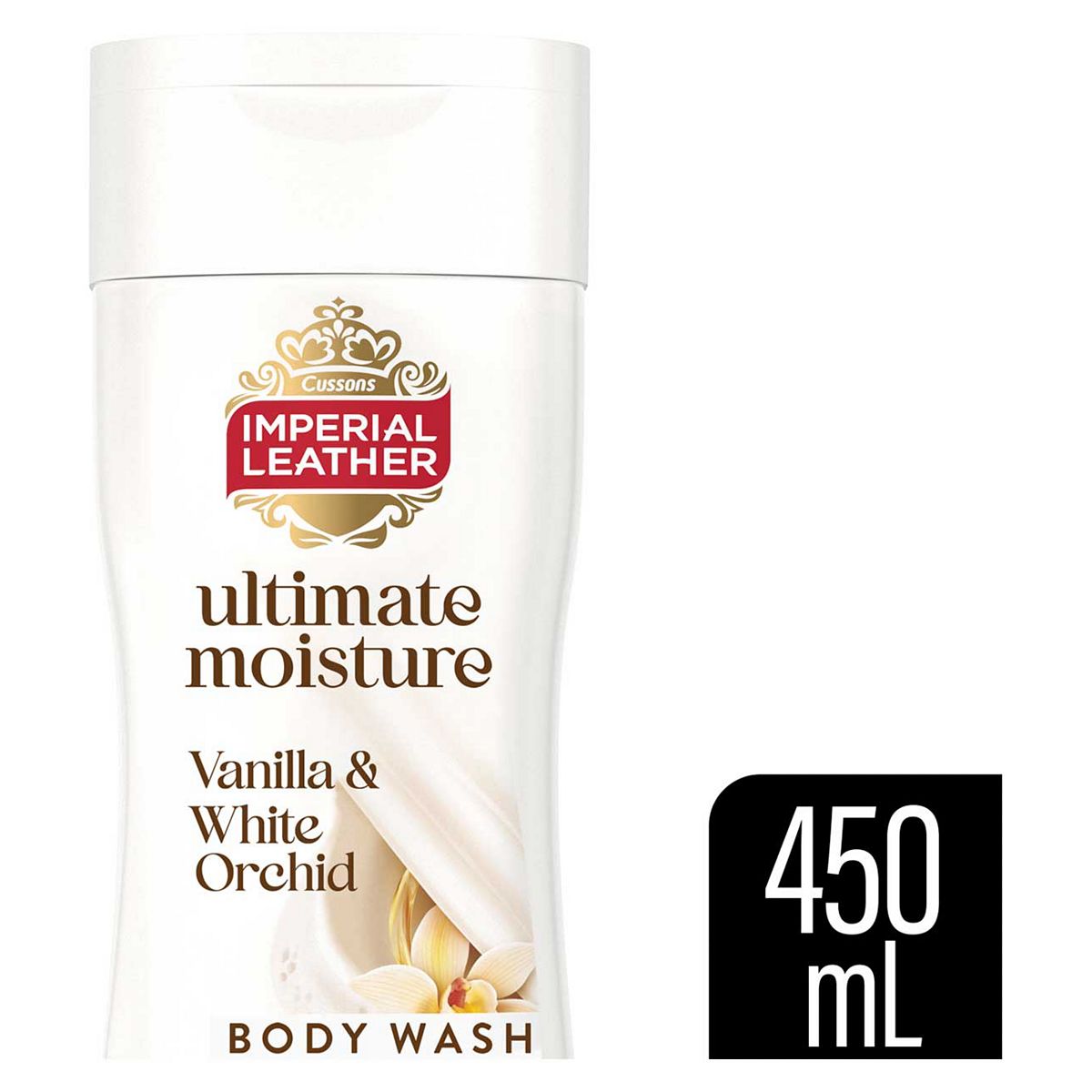 Imperial Leather Ultimate Moisture Vanilla & White Orchid Body Wash 450ml