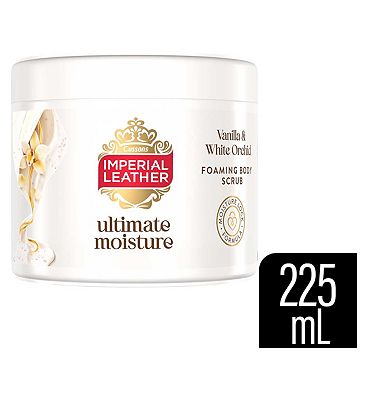 Imperial Leather Ultimate Moisture Foaming Body Scrub Vanilla and White Orchid 225ml