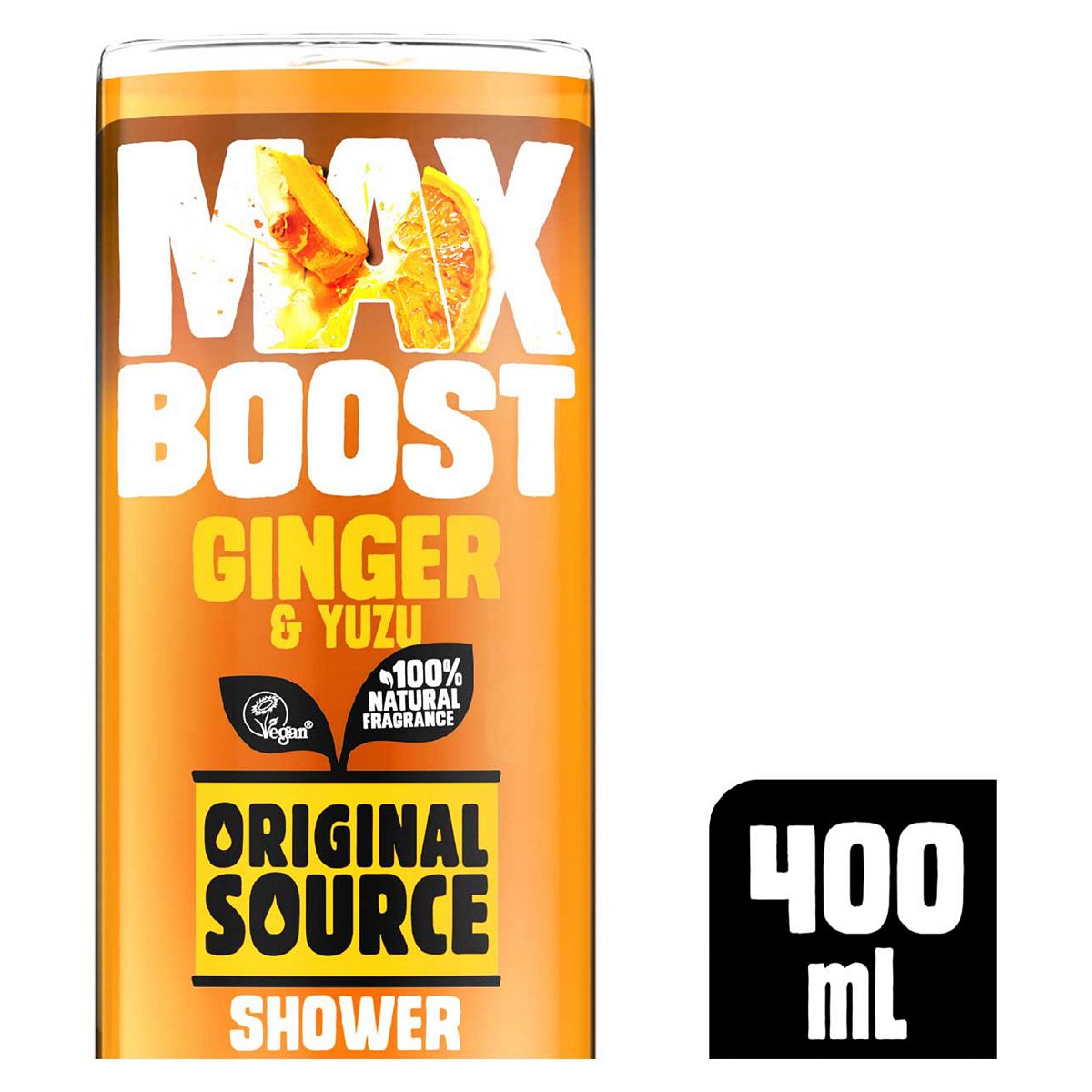 Original Source Max Boost Ginger & Yuzu Shower Gel 400ml