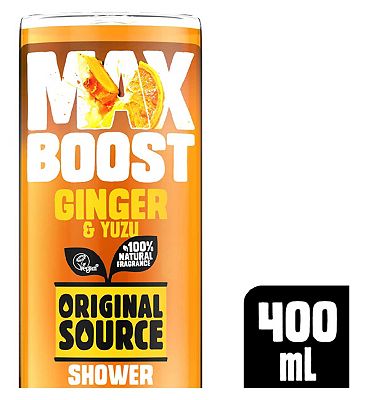 Original Source Max Boost Ginger & Yuzu Shower Gel 400ml