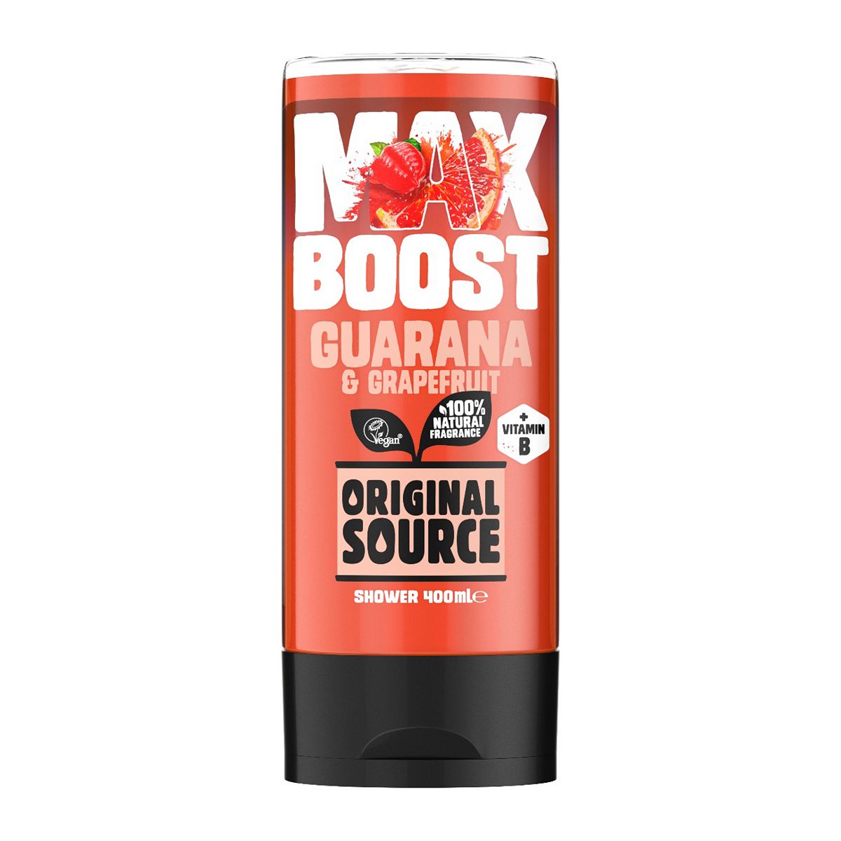 Original Source Max Boost Guarana & Grapefruit Shower Gel 400ml
