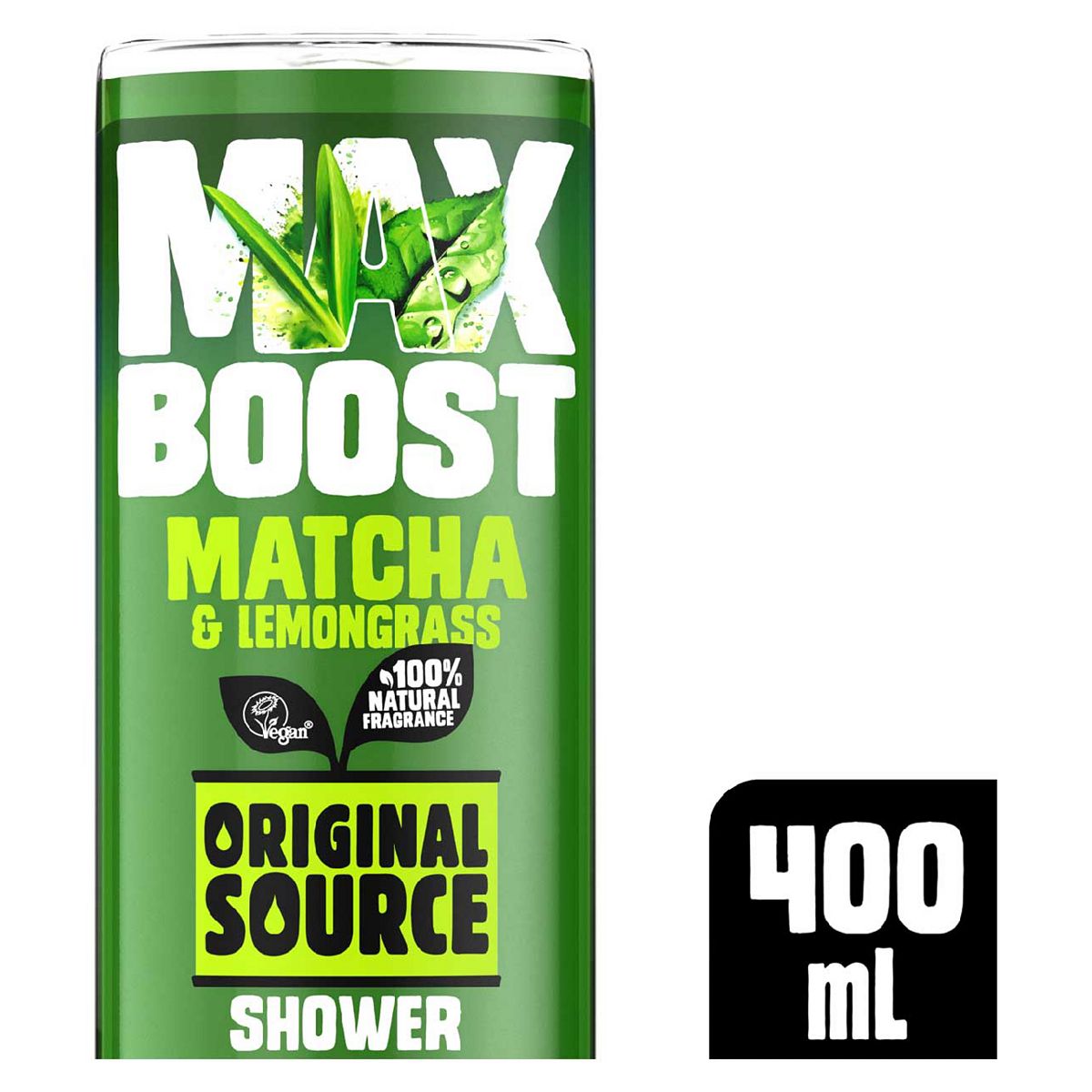 Original Source Max Boost Matcha And Lemongrass Shower Gel 400ml
