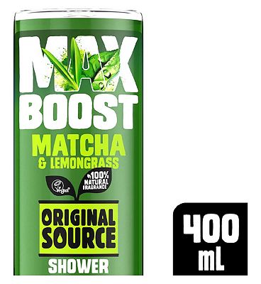 Original Source Max Boost Matcha and Lemongrass Shower Gel 400ml