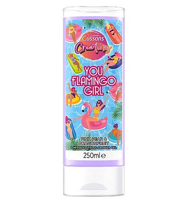 Cussons Creations You Flamingo Girl Pink Pear & Dragon Fruit Shower Gel Body Wash 250ml