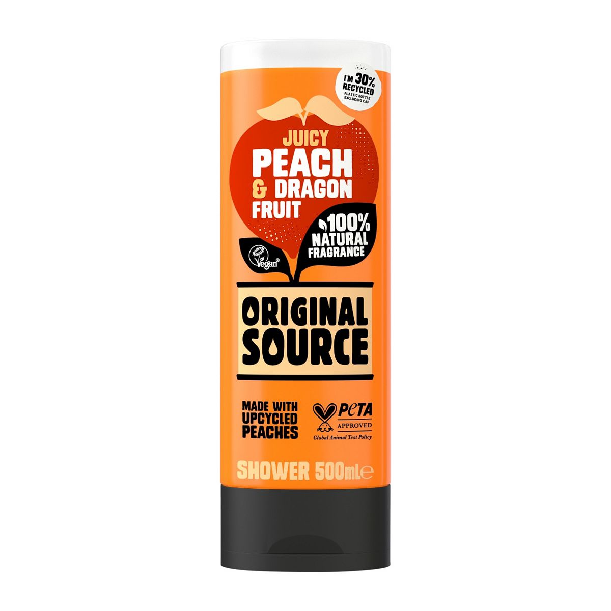 Original Source Peach And Dragonfruit Shower Gel Body Wash 500ml