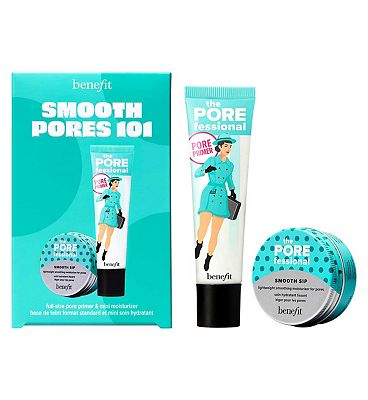 Benefit Smooth Pores 101 Set - Porefessional Primer & Smooth Sip Moisturiser Duo