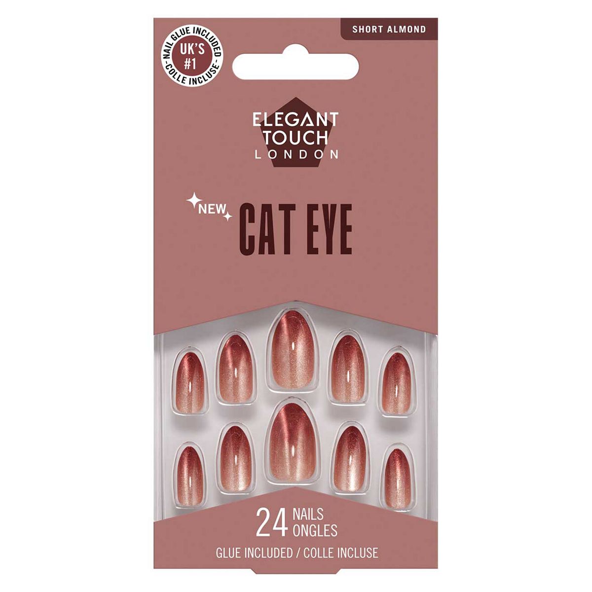Elegant Touch Cat Eye - Glittering Chestnut