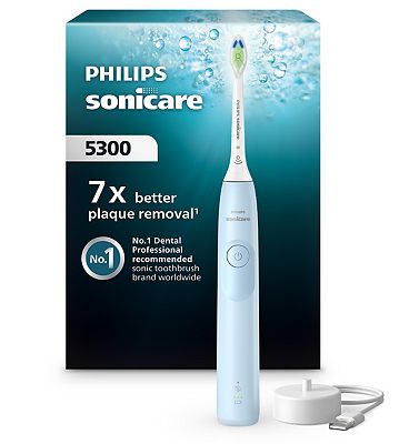 Philips Sonicare Electric Toothbrush 5300 Light Blue - Boots