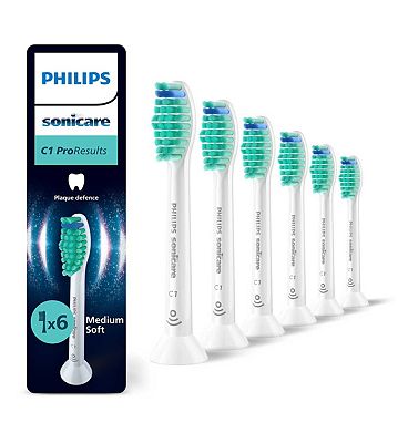 Philips Sonicare Replacement Electric Toothbrush Heads Pro Results 6s White