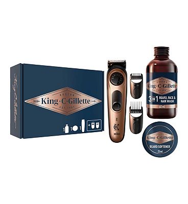 King C Gillette Beard Trimmer Pro Gift Set