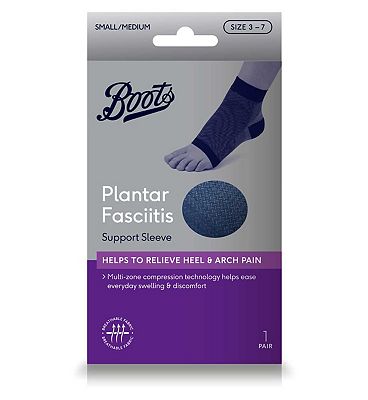 Boots Plantar Fasciitis Support Sleeve - Size 3 - 7 (1 Pair)