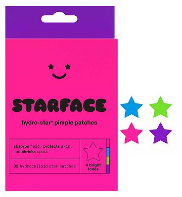Starface Hydro-Star Party Pack Pimple Patches 32 Count Stars