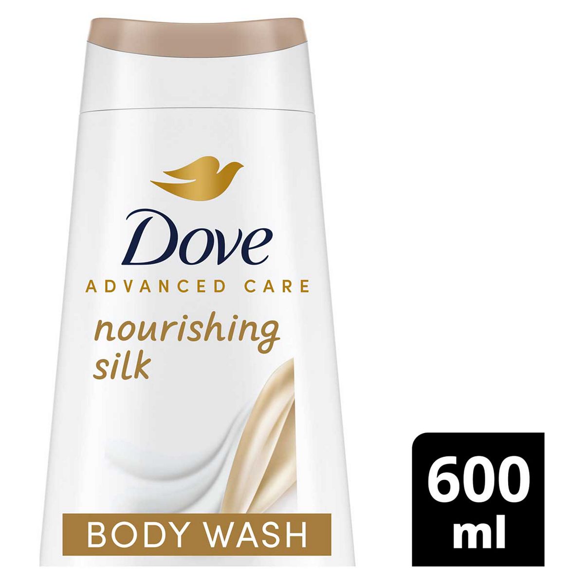 Dove Advanced Care Nourishing Silk Body Wash 600 ml