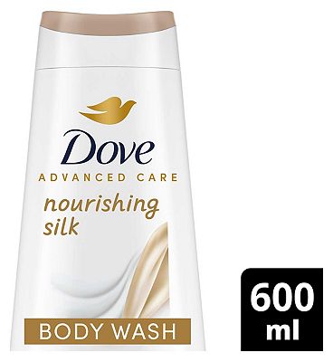 Dove Advanced Care Nourishing Silk Body Wash 600 ml