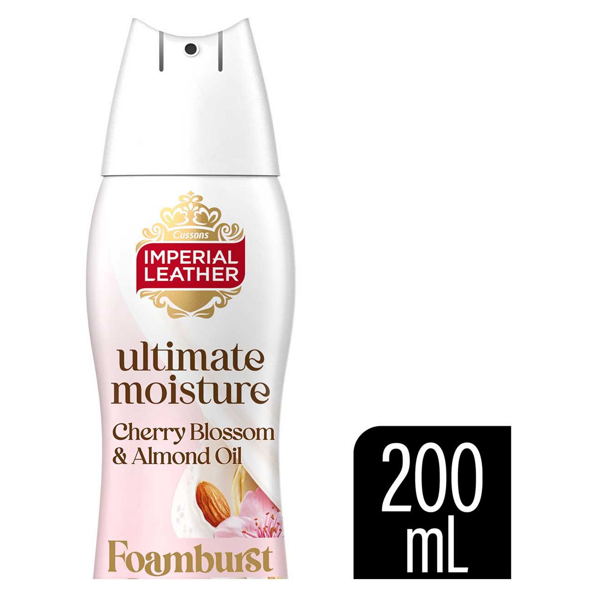 Imperial Leather Ultimate Moisture Foamburst Body Wash Cherry And Almond Oil200 ml, 200ml