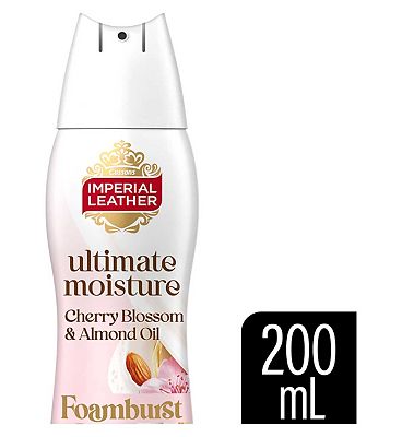 Imperial Leather Ultimate Moisture Foamburst Body Wash Cherry and Almond Oil 200ml