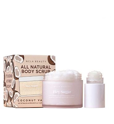 NCLA Hey Sugar Coconut Vanilla Lip & Body Scrub 2 pcs Set - 5ml Mini Lip Scrub + 250ml Body Scrub