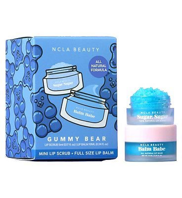 NCLA Gummy Bear Lip Care 2 pcs Set - 5ml Mini Lip Scrub + 10ml Lip Balm