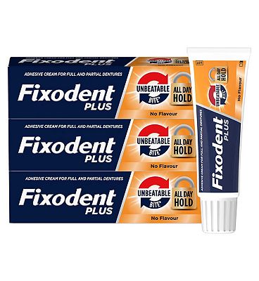 Fixodent Plus Unbeatable Bite 40g x3