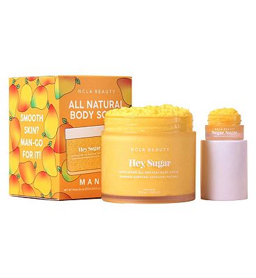 Click to view product details and reviews for Hey Sugar Mango Body Scrub Bonus Mini Mango Lip Scrub.