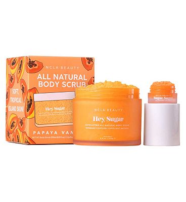 NCLA Hey Sugar Birthday Cake Lip & Body Scrub 2 pcs Set - 5ml Mini Lip Scrub + 250ml Body Scrub (5)