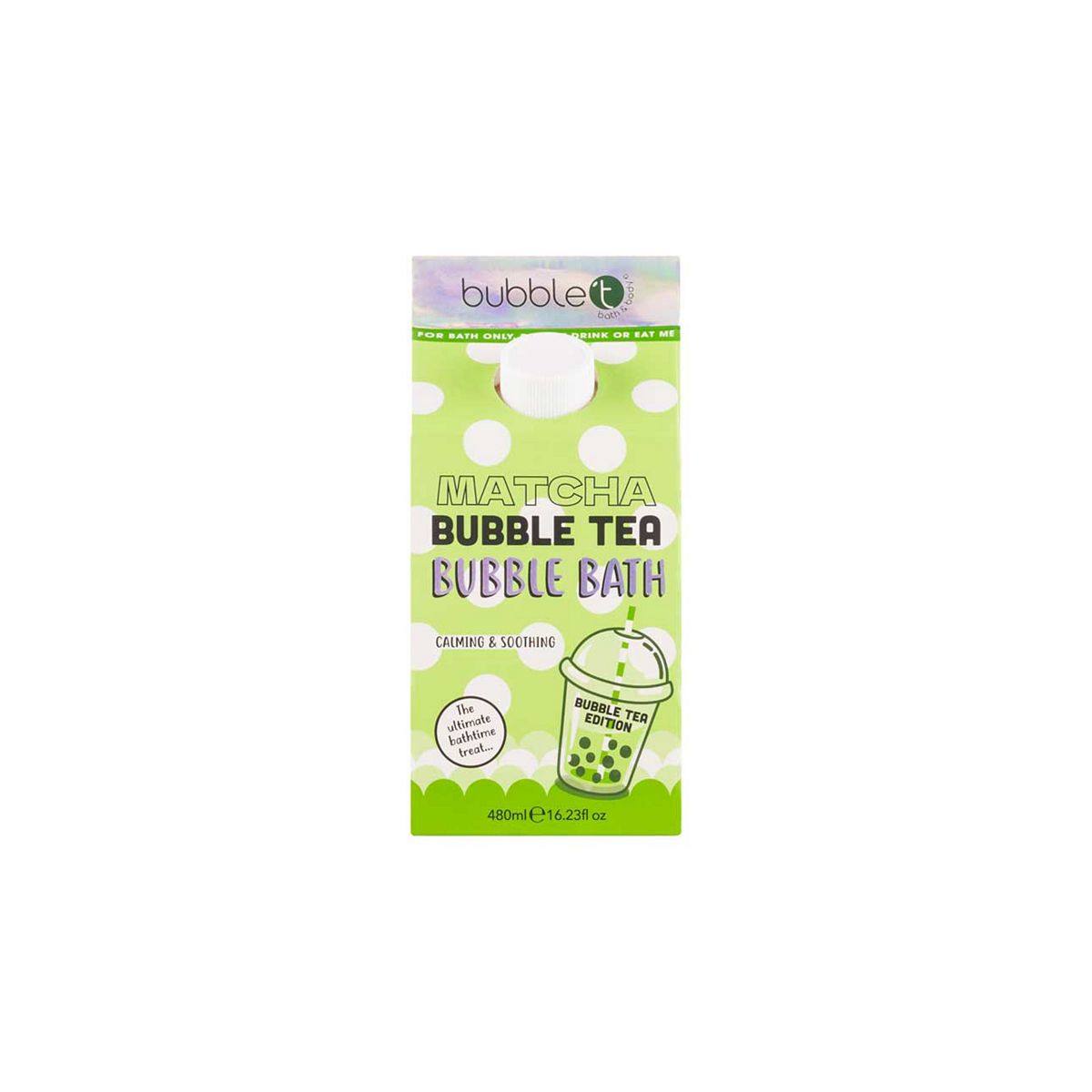 Bubble T Cosmetics Ltd Bubble T Bath Milk Matcha 480ml